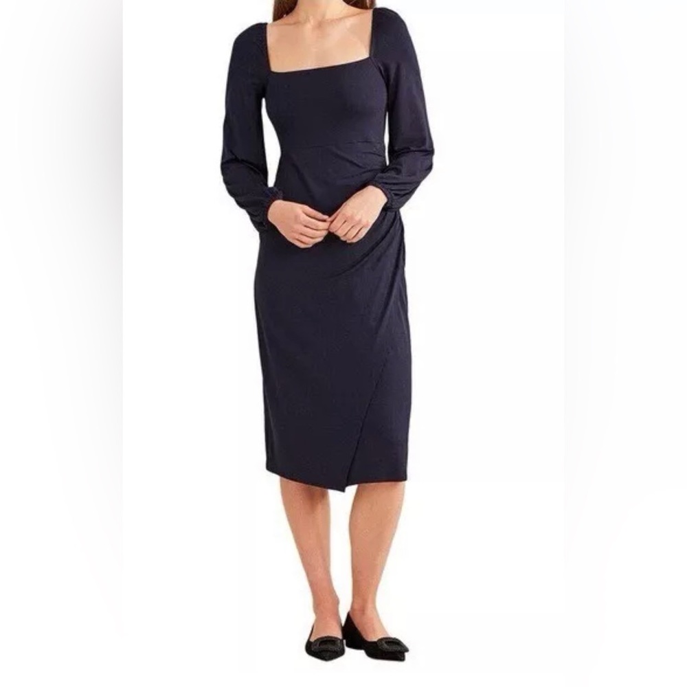 Boden Navy Midi Dress